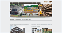 Desktop Screenshot of braun-gossau.ch